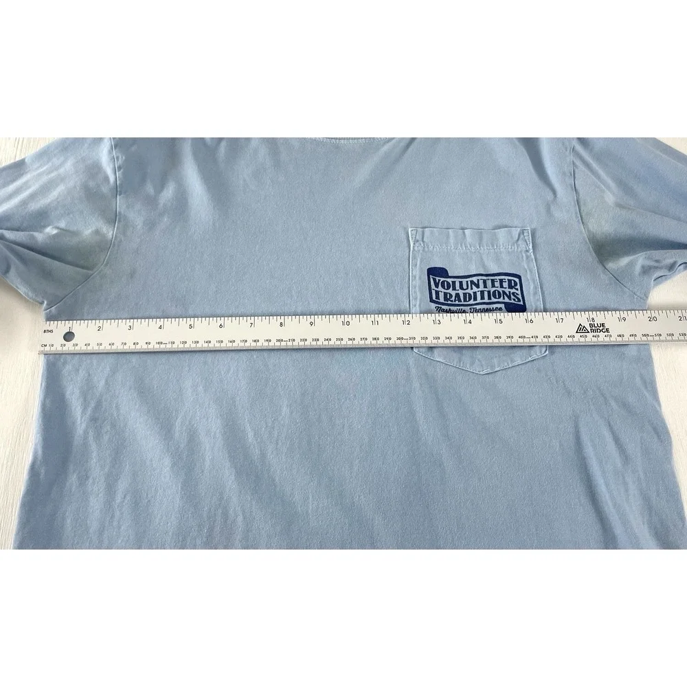 Volunteer Traditions Pocket Long‎ sleeve T-Shirt Tri Star TENNESSEE size M Read